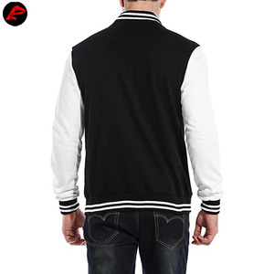 Wholesale Professional Wool Varsity <b>Jacket</b> for <b>Men</b> Custom Design High Quality Long Coat Stand Collar <b>Thin</b> Processing Coating - Product Image 4
