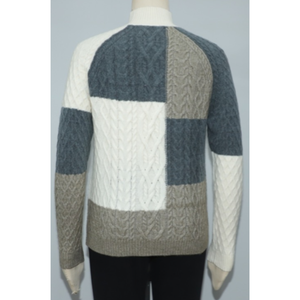 Suéter de Punto Personalizado de Alta Calidad para Hombre, Otoño Invierno, Transpirable, con Patrón Jacquard, Secado Rápido, Sistema de Color Macaron, Algodón Personalizado - Product Image 4