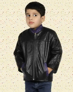 Elegante chaqueta de cuero cálida de invierno para niños Diseño 2 en 1 de alta calidad Transpirable con estampado personalizado - Product Image 4