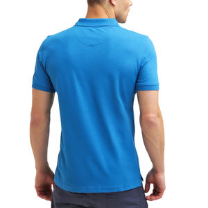 2022 nouveauté hommes Golf pour polos 100% coton brodé Logo plaine à manches courtes tricoté tissu Style frais - Product Image 3