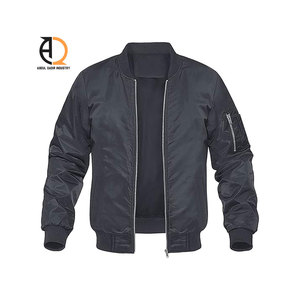 Chaqueta de bombardero para hombre, estilo suelto de primavera, chaquetas informales de algodón de talla grande de alta calidad para hombre - Product Image 1