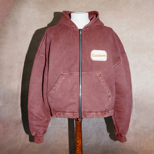 2025 nuevo diseño más vendido mejor cremallera Casual sudaderas con capucha bajo MOQ hombres sudaderas con capucha a precio al por mayor hecho en Pakistán - Product Image 3