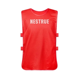 Personnaliser les bavoirs d'entraînement numérotés en maille de football de haute qualité avec logo imprimé 100% gilet de football en polyester - Product Image 5