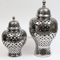 Pot de gingembre doré abstrait moderne décor à la maison pot de gingembre de style moyen-orient décoratif pour la maison cuisine salon