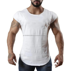Débardeur pour homme, t-shirt de sport, coupe musclée, coton, entraînement en salle de sport, été, léger, décontracté, haut de fitness - Product Image 3