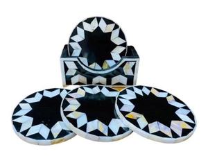 Nouveauté Dessous de verre en mosaïque fait main en forme de fleur Dessous de verre décoratif pour cuisine et table Meilleure vente Produit en solde - Product Image 2