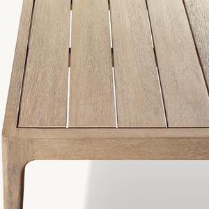 Table basse en teck en vente chaude, style moderne simple, avec des pieds rectangulaires robustes et une longue durée de vie - Product Image 3