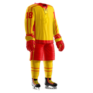 Uniforme de hockey sur glace Meilleur prix Uniforme de maillot de hockey sur glace camouflage imprimé par sublimation complète pour les jeunes - Product Image 3