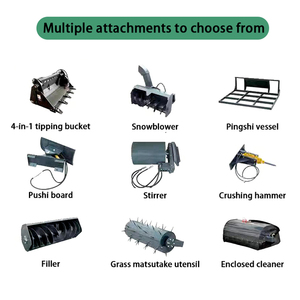EPA compliant Kubota Skid chỉ đạo Bộ nạp kết thúc trước Crawler DIESEL máy kéo với hộp số và bơm 25HP miễn phí vận chuyển thiết bị nông nghiệp - Product Image 3