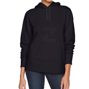 Meilleures ventes en ligne, sweats à capuche pour femmes, coupe slim, 100% coton, logo sur le devant, services OEM - Product Image 2
