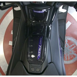 Kit Adesivi 3D in Gel Personalizzati per Yamaha Tmax 560 2020-21, Effetto Carbonio-Blu Metallico, Decalcomanie Decorative Compatibili con Dettagli Metallici Blu - Product Image 6