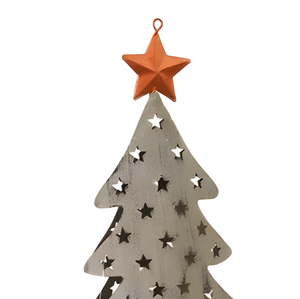 Creative Metal Christmas Tree Design Tea <b>Light</b> Holder with <b>Star</b> Cutout Design From India in Wholesale Price - Product Image 5