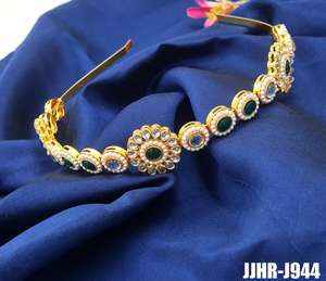 Joyería de banda para el cabello de moda de alta calidad para mujer diseñador nupcial boda fiesta Festival hecho a mano étnico proveedor mayorista - Product Image 4