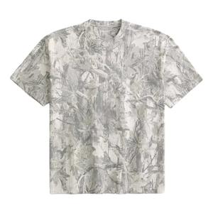 T-shirt en coton lourd vintage coupé sur mesure, T-shirt ample pour homme, T-shirt lourd à motif camouflage, T-shirt ample pour homme - Product Image 3