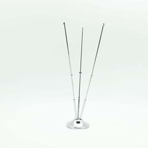 ขาตั้งธงสำนักงานโครเมี่ยมสุดหรูและสีทอง - Product Image 3