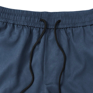 Mens Navy Cargo Jogger Pants Elastic Waist Drawstring Multi Pocket Casual Outdoor <b>Canvas</b> Breathable Eco-Friendly Regular Fit - Product Image 6