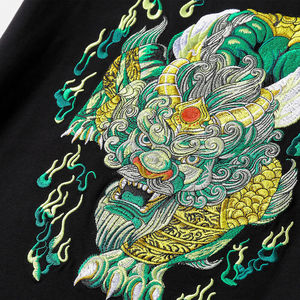 เสื้อยืดผ้าฝ้ายถักสำหรับผู้ชายเสื้อยืดพิมพ์ลายขนาดใหญ่พิเศษปักโลโก้ได้ตามต้องการ100% - Product Image 4