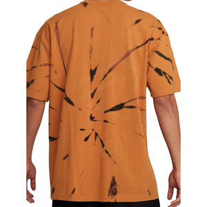 T-shirt vintage oversize en coton et fibre de bambou écologique à manches courtes pour hommes grandes tailles, coupe lourde à épaules tombantes - Product Image 3