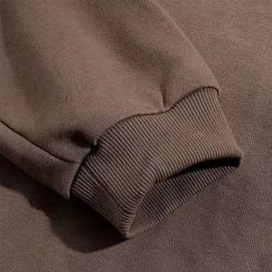 Automne pull à capuche pour hommes 400Gms à manches longues dégradé lavé 100% coton imprimé brodé Techniques sweats à capuche d'hiver - Product Image 4