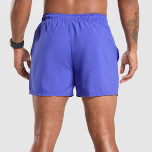 Short de sport d'été personnalisé de haute qualité pour hommes Logo brodé Stretch Fitness Gym Jogging Wear Cotton Material Pattern - Product Image 2