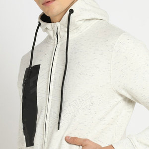 Sudadera con capucha personalizada de manga completa de peso ligero para hombres al aire libre MOQ bajo diseño personalizado OEM hombres pulóver Sudadera con capucha térmica - Product Image 5