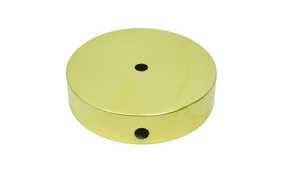 Base de lampe en laiton massif inachevé avec conception de disque Variété de finitions dans les tailles 4 à 6 Supports et bases de lampe de 1/2 pouces - Product Image 2