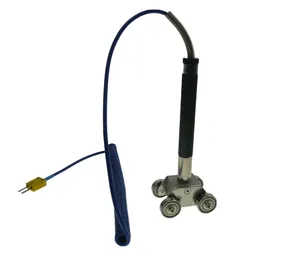 Tecpel TPK-06 Type K Glasvezel Draad Thermokoppel Sensor Roller Probes