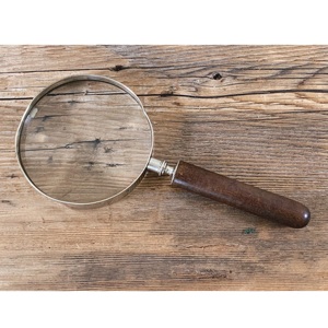 High Quality Polished Magnifying Glass with Antiqued Design Wholesome Buffalo Horn Handle Natural Crafts Style Metal <b>Reading</b> <b>Aid</b> - Product Image 6