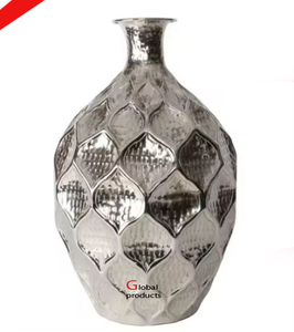 new glossy look <b>golden</b> finished metal stainless steel flower vase for hotel restaurant and bar - Product Image 3