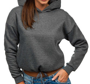 Sudaderas con capucha de algodón 100% de lana gruesa Unisex, sudaderas estampadas bordadas de gran tamaño, Jersey pesado personalizado frontal para invierno OEM - Product Image 2