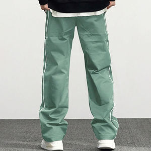 กางเกงเอวสูงสำหรับผู้ชายกางเกงลำลองทรงหลวมสำหรับใส่สบายน้ำหนักเบาระบายอากาศได้ดีทนทาน - Product Image 3