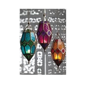 Lanterne décorative à graver faite à la main Décoration de maison Lanterne à bougie en métal pour la maison Décoration de jardin et d'extérieur - Product Image 6