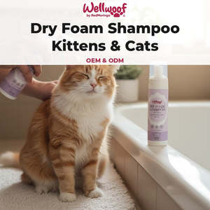 Shampooing Moussant Sec RedMoringa 150 mL pour Chatons et Chats OEM PL Italie Produit de Toilettage pour Animaux - Product Image 2