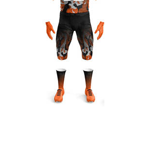 ซัพพลายเออร์ OEM การพิมพ์มืออาชีพชุดอเมริกันฟุตบอลการออกแบบ Sublimated แบบกําหนดเองที่มีจําหน่ายชุดอเมริกันฟุตบอล - Product Image 5