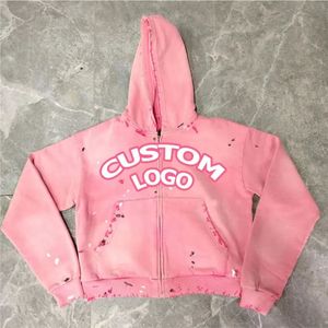 เสื้อครอปแบบมีฮู้ดสำหรับทุกเพศผ้าฝ้ายฝรั่งเศสเทอร์รี่วินเทจ - Product Image 4