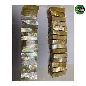 Feuille d'incrustation de nacre, feuille d'incrustation de nacre faite à la main, feuille d'incrustation de nacre décorative pour boîtes à bijoux - Product Image 1