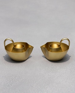 Luxury Polished Brass Gold Plating Classic Eco-Friendly Metal Serving Bowl Set Premium Quality Stylish <b>Party</b> <b>Table</b> Decorations - Product Image 4