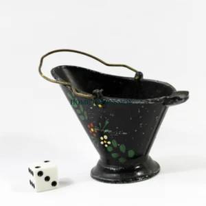 Seau d'allumage en métal de forme unique peinture à la main seau à cendres design fait à la main vente chaude seau à charbon de jardin pour le stockage - Product Image 3