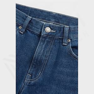 Wholesale Cotton High Quality Denim <b>Jeans</b> <b>Print</b> Streetwear Distressed Ripped Slim Fit Moustache Effect <b>Men</b> Pants Customized - Product Image 4