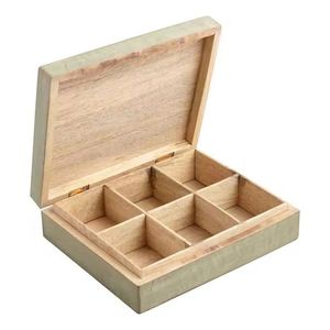 Small Organic Wooden Salt Pepper Bowl Spice Box Round Wood Salt Cellar Container Box Home Storage for Salt Spices - Product Image 5