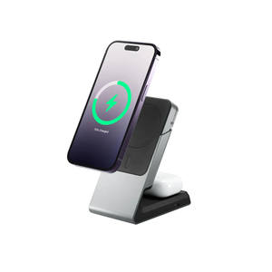 Support de charge sans fil, charge rapide 2 en 1, station de charge magnétique pour iPhone 15 et Apple Watch Series 9 - Product Image 2