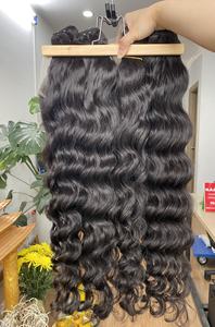 100% cheveux bruts vietnamiens, birmans bouclés, vente en gros de cheveux humains Double trame bon prix meilleure vente - Product Image 5