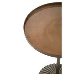 Mesa auxiliar Villa Apartamento Muebles de sala de estar Mesa auxiliar pulida dorada Mesa de centro de aperitivos interior antioxidante - Product Image 3