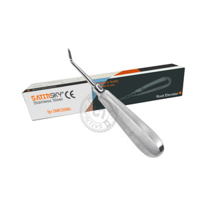 Figura de Seldin # 4 Elevadores Dentales Premium para Raíces, de Mano Derecha, de Acero Inoxidable de Grado Quirúrgico Alemán, Fuente de Alimentación Manual - Product Image 2