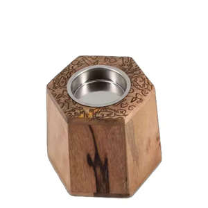 Vintage Wood With Metal Work Warmer Incense <b>burner</b> Mubkhar Bakhoor <b>Bukhoor</b> <b>burner</b> Set Tea Light Essential Oil <b>burner</b> - Product Image 4