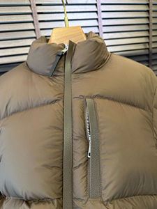 Veste d'hiver coupe-vent imperméable à capuche chaude en tissu de toile Manteau confortable et coupe-vent - Product Image 3