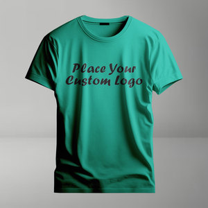 T-shirt pour homme surdimensionné de style vintage en coton à 100% avec impression lourde du logo personnalisé et lavage à l'acide - Product Image 4