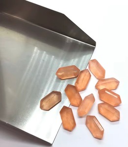 Cuentas de piedras preciosas sueltas de corte hexagonal de cuarzo melocotón Natural para suministros de joyería piedra de cuarzo de 6-15mm de venta al por mayor india a granel - Product Image 6