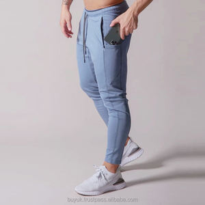 Men's Casual High Waist Skinny Gym Trousers Canvas Sportswear <b>Joggers</b> for Fitness Track Activities Comfortable Track Bottoms - Product Image 6