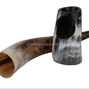 Jarra vikinga de cuerno de búfalo hecha artesanalmente, taza artesanal rústica perfecta para beber bebidas frías o calientes y mejorar las vacaciones - Product Image 6